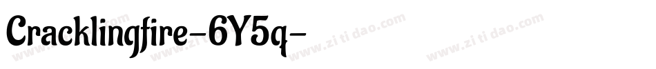 Cracklingfire-6Y5q字体转换