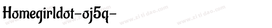 Homegirldot-oj5q字体转换