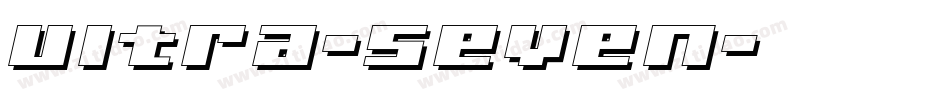 Ultra-Seven字体转换