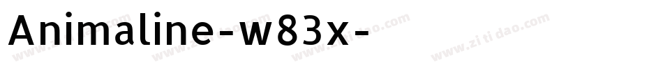 Animaline-w83x字体转换