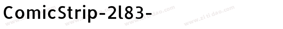 ComicStrip-2l83字体转换