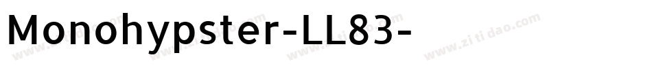 Monohypster-LL83字体转换