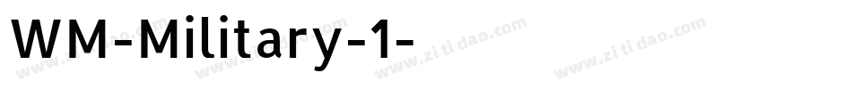 WM-Military-1字体转换