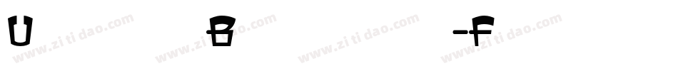UltraBronzo-Fineline字体转换