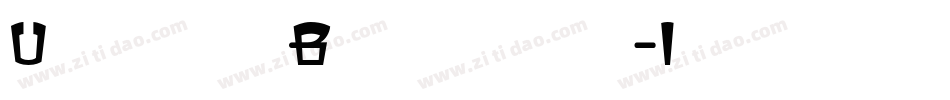 UltraBronzo-Inline字体转换