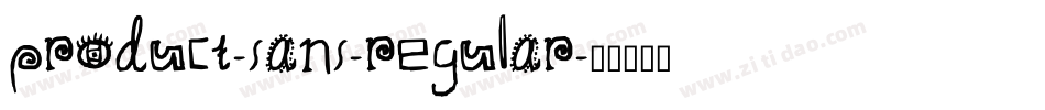 product-sans-regular字体转换