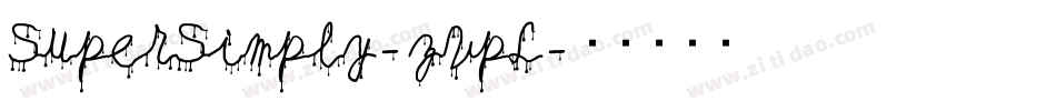 SuperSimply-zVpL字体转换