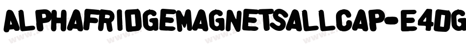 Alphafridgemagnetsallcap-E4Dg字体转换