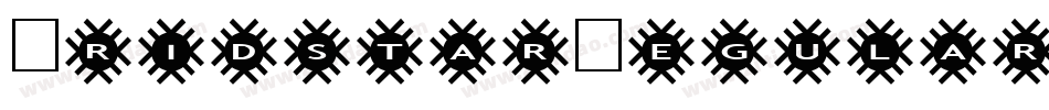 GridstarRegular-axxjm字体转换