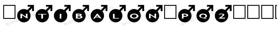 Antibalon-pq2D字体转换