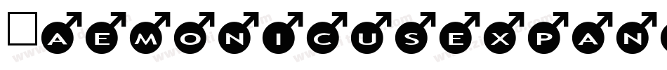 DaemonicusexpandedItalic-vz2D字体转换