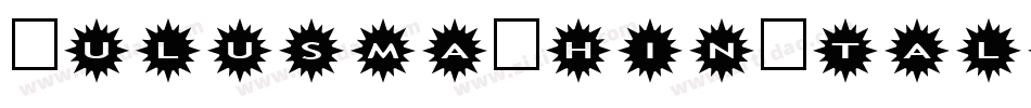 LulusmaThinItalic-3zR0L字体转换