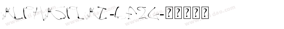 Alphasplat-6E2g字体转换