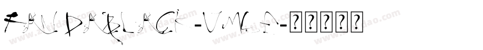 FandaBlack-vm6E字体转换