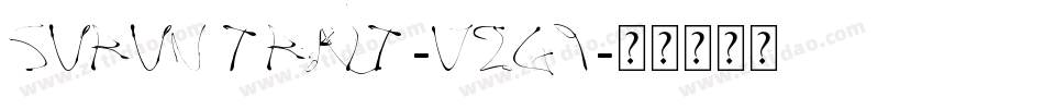 Suruntrait-v2G9字体转换
