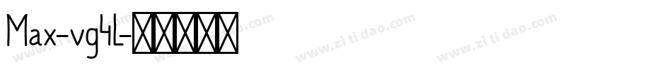 Max-vg4L字体转换