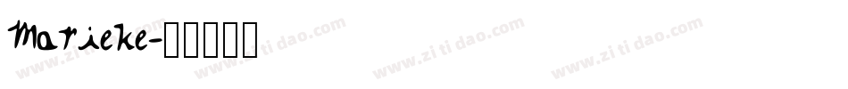 Marieke字体转换