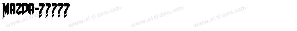Mazda字体转换