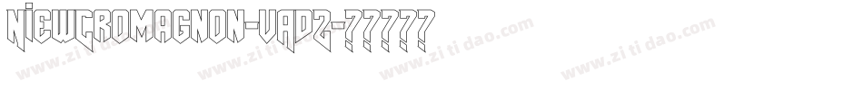 NiewCromagnon-vAdZ字体转换