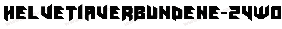 HelvetiaVerbundene-24wo字体转换