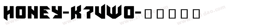 Honey-K7VWo字体转换