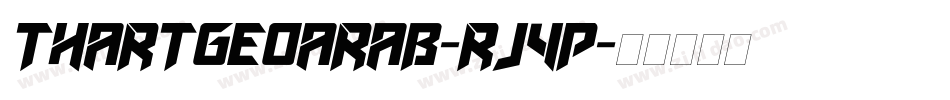ThartGeoArab-rJ4p字体转换