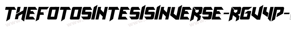 ThefotosintesisInverse-rgv4p字体转换