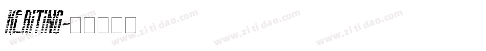 Keriting字体转换