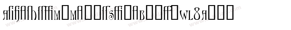 AshiqueMlMinnuSemiBold-WL8A字体转换