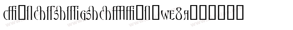 CentaurusGradient-WE8A字体转换