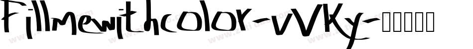 Fillmewithcolor-vVKy字体转换