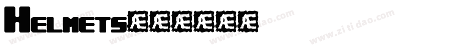 Helmets字体转换