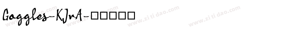 Goggles-KJrA字体转换