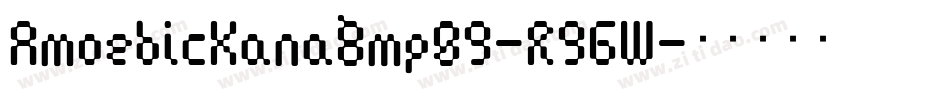 AmoebicKanaBmp09-R9GW字体转换