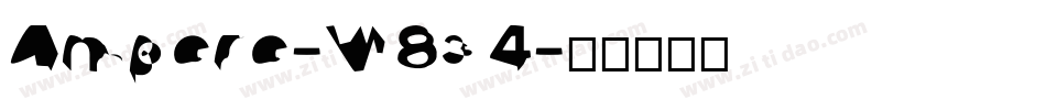 Ampere-W834字体转换