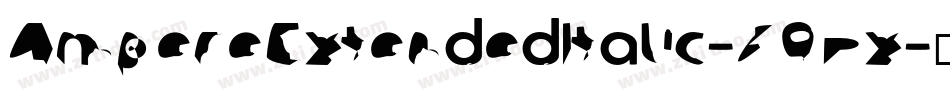 AmpereExtendedItalic-Z9Dx字体转换