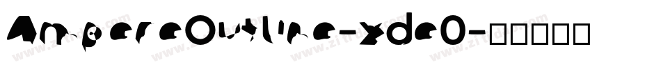 AmpereOutline-xde0字体转换