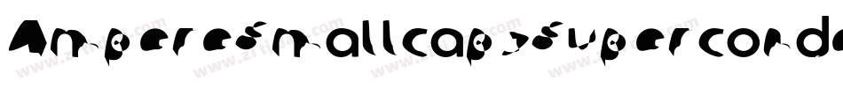 AmpereSmallcapsSupercondensedItalic-65Vo字体转换
