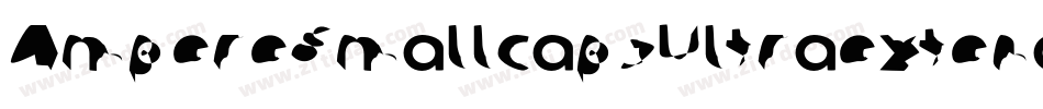 AmpereSmallcapsUltraextendedItalic-RlYv字体转换