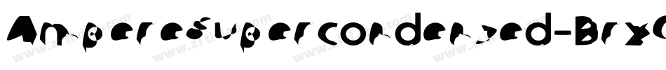 AmpereSupercondensed-BrxG字体转换