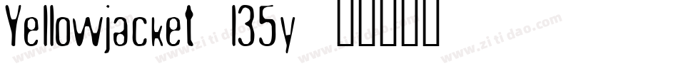 Yellowjacket-l35y字体转换