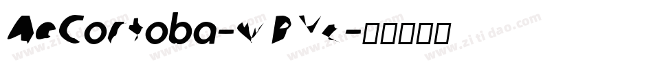 AeCortoba-wPVz字体转换 AeCortoba-wPVz字体转换