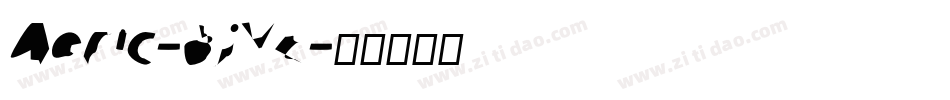Aeric-5jVz字体转换