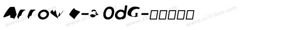 Arrow7-30dG字体转换