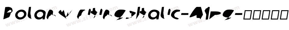 PolanwritingsItalic-A1Dg字体转换