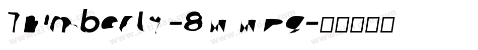 Thimberly-8MMDg字体转换