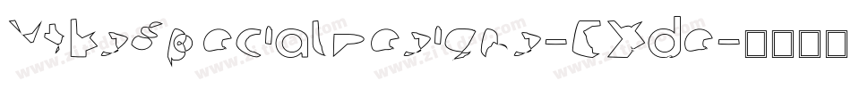 VtksSpecialDesigns-EXde字体转换