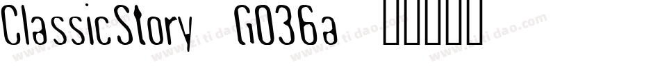 ClassicStory-GO36a字体转换