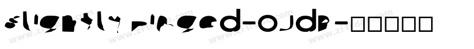 SlightlyDinged-OJdP字体转换 SlightlyDinged-OJdP字体转换