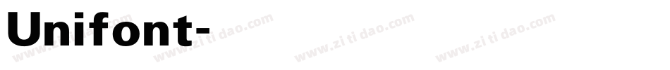 Unifont字体转换